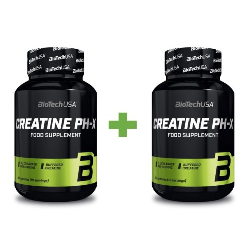 1+1 Zadarmo: Creatine PH-X - Biotech USA