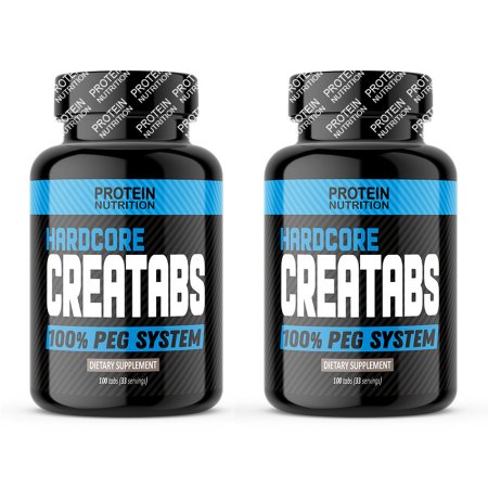 1+1 Zadarmo: Hardcore CreaTabs - Protein Nutrition