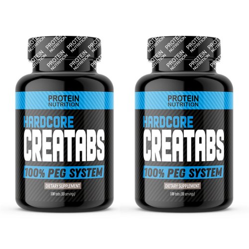 1+1 Zadarmo: Hardcore CreaTabs - Protein Nutrition