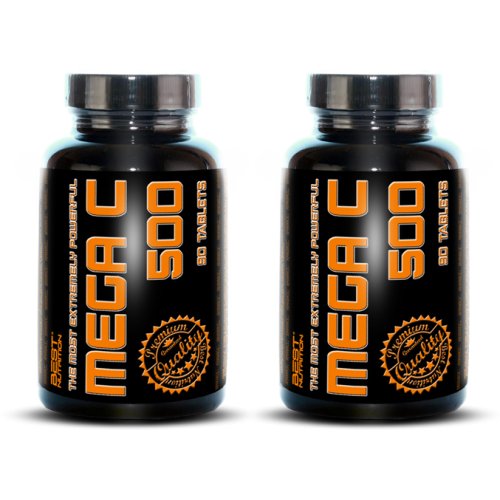 1+1 Zadarmo: Mega C 500 + šípky od Best Nutrition