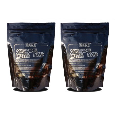 1 + 1 Zdarma: Arginine pure AKG od Best Nutrition
