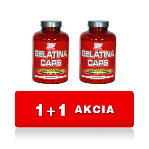 1+1 Zdarma: Gelatina Caps - ATP Nutrition