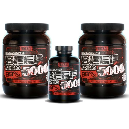 2+1 zadarmo: Amino BEEF 5000 - Best Nutrition