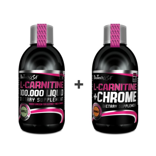 Akce: L-Carnitine 100000 + L-Carnitine + Chrom Zdarma - Biotech USA
