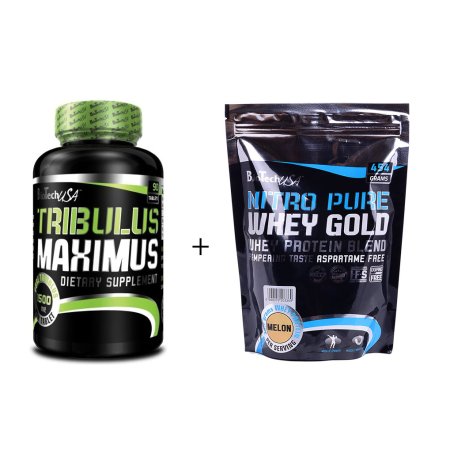 Akce: Tribulus Maximus + Nitro Pure Whey Zdarma - Biotech USA