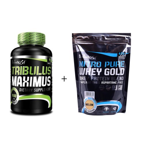 Akce: Tribulus Maximus + Nitro Pure Whey Zdarma - Biotech USA