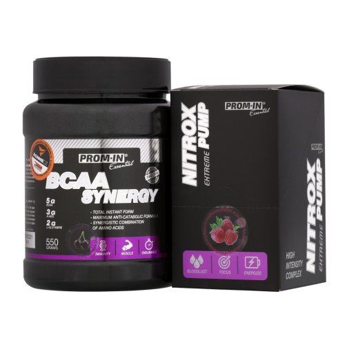 Akcia: BCAA Synergy + Nitrox Pump - Prom-IN