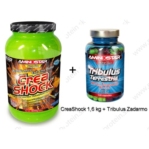 Akcia: CreaShock + Tribulus Zadarmo - Aminostar
