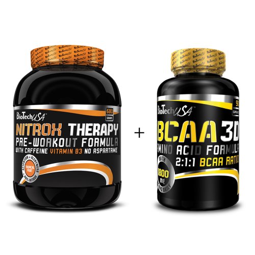 Akcia: NitroX Therapy New + BCAA 3D Zadarmo - Biotech USA