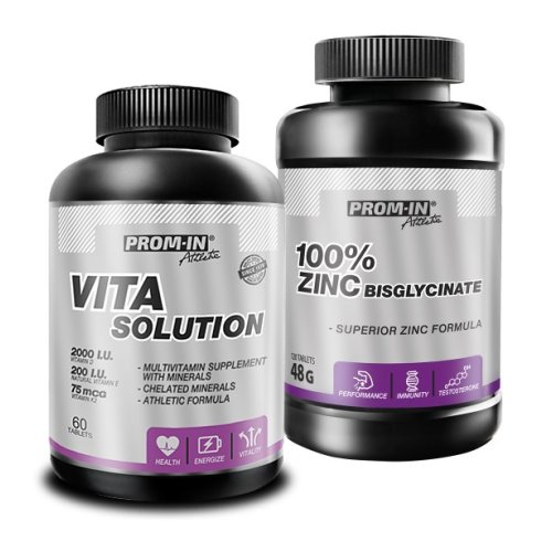 Akcia: Vita Solution + 100% Zinc Bisglycinate - Prom-IN