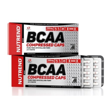 BCAA Compressed Caps - Nutrend 
