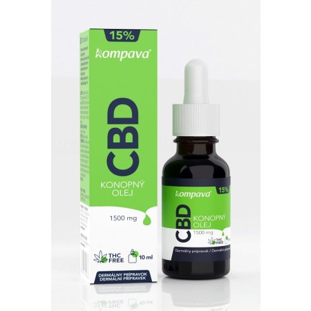 CBD konopný olej 15% - Kompava