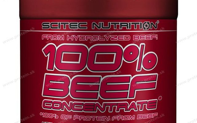 Testujeme proteín 100% BEEF Concentrate od Scitec Nutrition