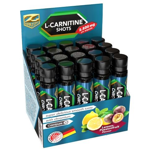 L-Carnitine Shots 2500 mg + Chromium od Z-Konzept 