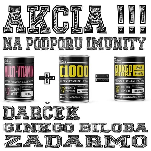 Multi-Vitamin + C 1000 + Ginkgo Biloba Zadarmo - FitBoom
