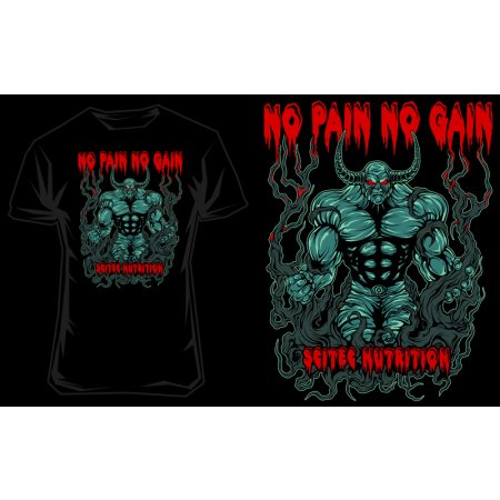 Tričko No Pain - Scitec Nutrition