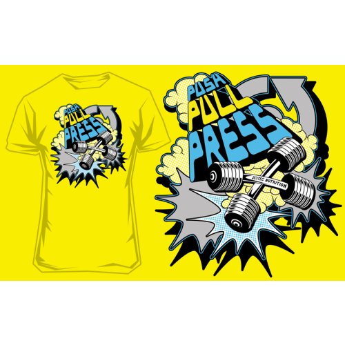 Tričko Push Pull Press - Scitec Nutrition