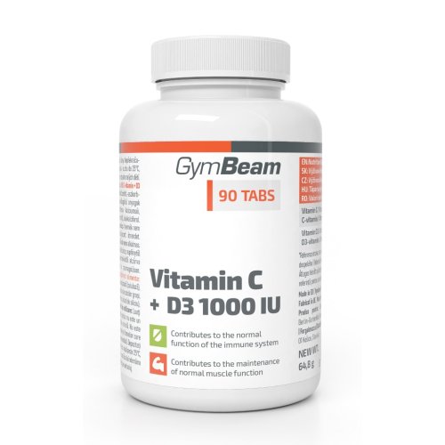 Vitamin C + D3 1000 IU - GymBeam