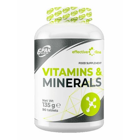 Vitamins and Minerals - 6PAK Nutrition