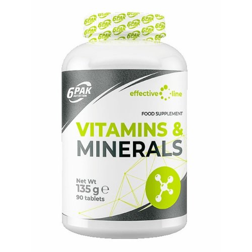 Vitamins and Minerals - 6PAK Nutrition