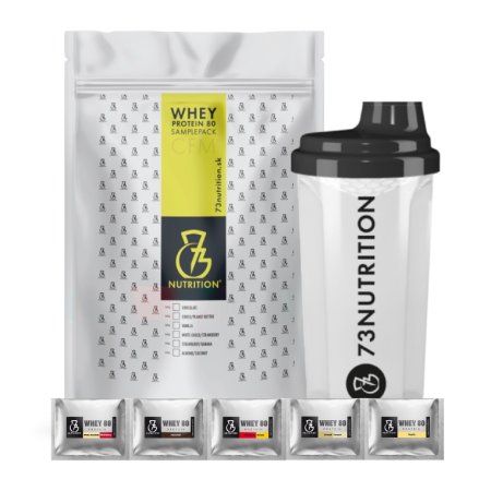 Whey Protein 80 Sample Pack + šejker - 73Nutrition