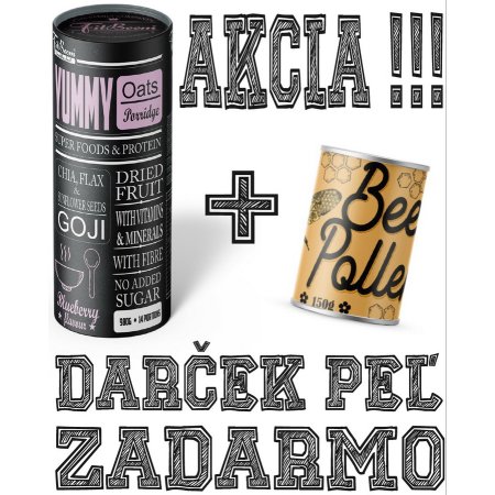 Yummy Oats Porridge + Bee Pollen Zadarmo - FitBoom